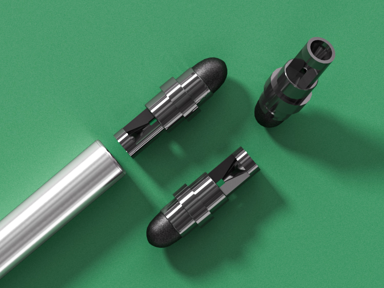 雙頭兩用眉筆空管包材注塑加工