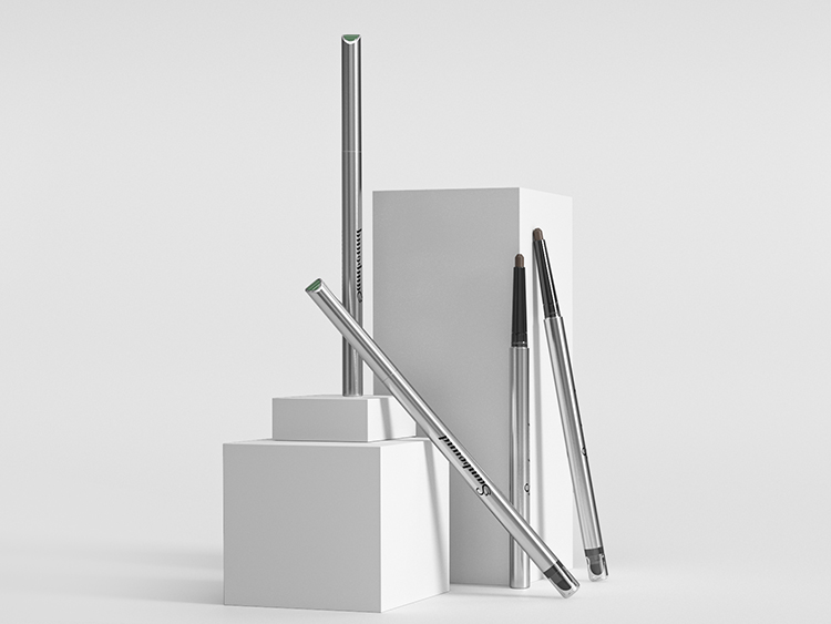 雙頭兩用眉筆空管包材注塑加工